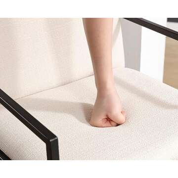 LIVINOVA Modern Counter Height Bar Stools Set of 2