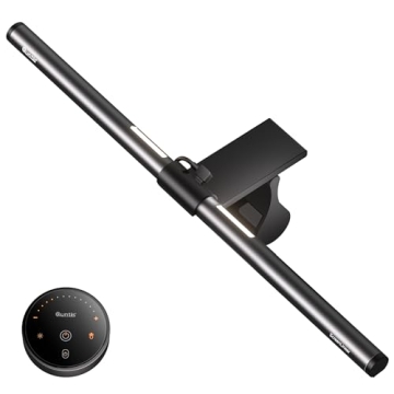 Quntis Monitor Light Bar - Eye-Care Desk Lamp with Remote, Stepless Dimming & No Glare