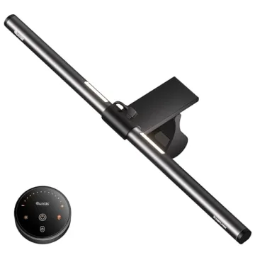 Quntis Monitor Light Bar - Eye-Care Desk Lamp with Remote, Stepless Dimming & No Glare