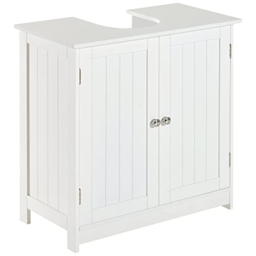 Stylish HOMCOM Under Sink Bathroom Cabinet for Space Saving Storage