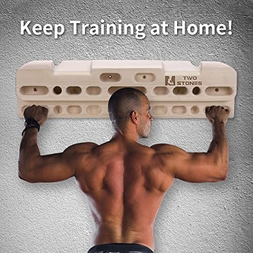 TWO STONES Wooden Hangboard for Peak Climbing Performance