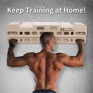 TWO STONES Wooden Hangboard for Peak Climbing Performance