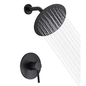 Sumerain Black Shower Faucet: Stylish Matte Black Fixtures
