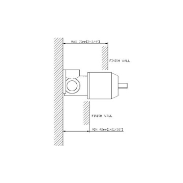 Sumerain Black Shower Faucet With Rough-in Valve Included