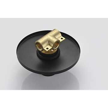 Sumerain Black Shower Faucet With Rough-in Valve Included