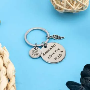 Father's Day Keychain Gift from Kids & Wife