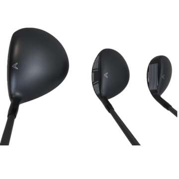 2024 Callaway Mens Complete Golf Set Driver, Wood, Hybrid, Irons, Odyssey Putter Right Handed Regular Flex, Black, White, Blue