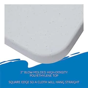 Iceberg IndestrucTable Folding Table - 750 lbs Capacity