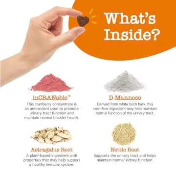 Zesty Paws Cranberry Supplement for Dogs - Bladder Control for Dogs - Urinary Tract Support - Cranberry Chews - Immune & Gut Support - Chicken - 90 Count