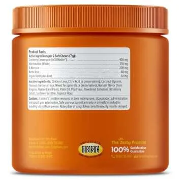 Zesty Paws Cranberry Supplement for Dogs - Bladder Control for Dogs - Urinary Tract Support - Cranberry Chews - Immune & Gut Support - Chicken - 90 Count