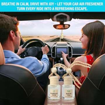 Car Air Freshener Oil Diffuser - Hanging Long Lasting Scent for Car & Home, Essential Oil Freshener ...