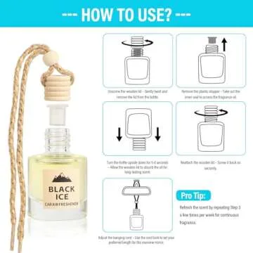 Long Lasting Essential Oil Car Air Freshener Diffuser