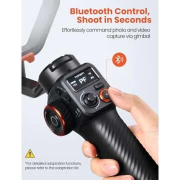 hohem iSteady MT2 Kit Gimbal Stabilizer for Camera, 3-Axis Gimbal for Mirrorless/Pocket/Action Camera/Smartphone, AI Tracker, Magnetic Fill Light Stabilizer, Available for Canon/Nikon/Sony
