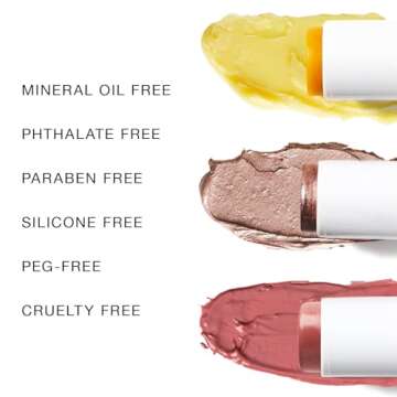 BOOM! by Cindy Joseph Boomstick Trio - 3 Pack Boom Makeup Sticks - Blush Stick in Rose Nude, Highlighter Stick & Moisturizer Stick - Multi-Use Vegan Makeup Sticks for Older Women & Mature Skin