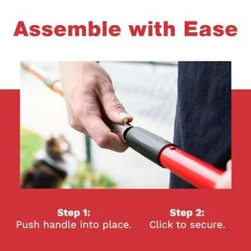 Pawler Pooper Scooper for Large Dogs, Small Dogs and Horses, Metal Poop Scooper Set with Long Handle Rake and Tray for Yard, Grass, Dirt or Gravel, Heavy Duty Aluminum Poop Picker Upper