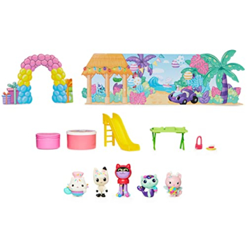 Gabby's Dollhouse Pandy Paws Birthday Figure Set for Kids