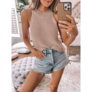 SySea Women's Comfortable Summer Halter Tank Top