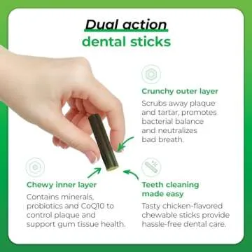 VetriScience Dental Chews for Dogs: Fresh Breath & Care
