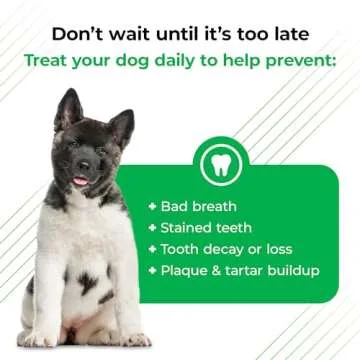 VetriScience Dental Chews for Dogs: Fresh Breath & Care