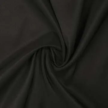 Gee Di Moda Rectangle Tablecloth - 90 x 132 Inch Black Table Cloth for 6 Foot Table with Floor-Length Drop - Heavy Duty Washable Fabric - 6 Ft Buffet Table, Holiday Party, Wedding & Baby Shower