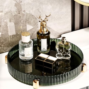 Lazy Susan Makeup & Skincare Organizer for Effortless Tidiness