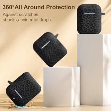 Stylish DGege Leopard Engraved AirPods Case Compatible