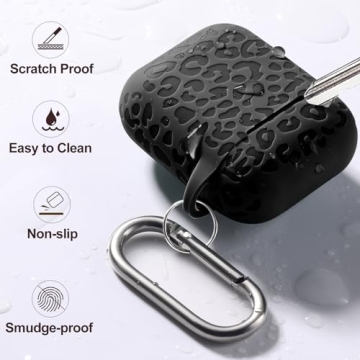Stylish DGege Leopard Engraved AirPods Case Compatible