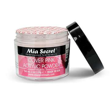 Mia Secret Cover Pink Acrylic Powder 2 Ounce