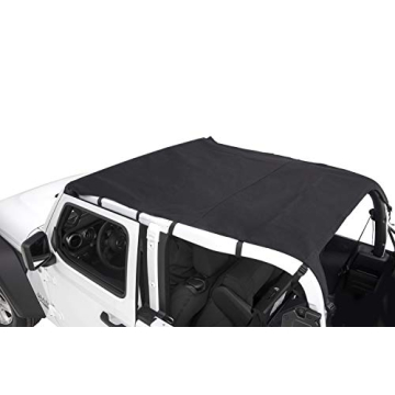 Rugged Ridge | Savannah Brief Top Black Diamond S.Cloth | 13593.35 | Fits 2018-2024 Jeep Wrangler JL