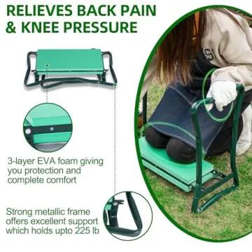 Garden Kneeler by Backyard Expressions for Ultimate Comfort