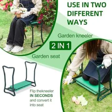 Garden Kneeler by Backyard Expressions for Ultimate Comfort