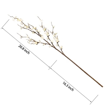 Ammyoo Cherry Blossom Branches for Elegant Home Decor
