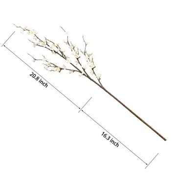 Ammyoo Cherry Blossom Branches for Elegant Home Decor
