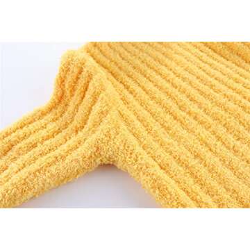 Mud Kingdom Girls Fuzzy Sweater | Cozy Turtleneck Warmth