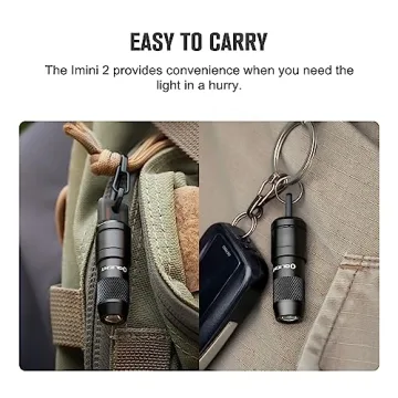 Compact OLIGHT IMINI 2 EDC Flashlight - 50 Lumens