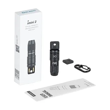Compact OLIGHT IMINI 2 EDC Flashlight - 50 Lumens