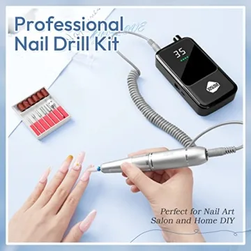JOSLOVE Electric Nail Drill Kit for Quality Home Use