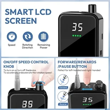 JOSLOVE Electric Nail Drill Kit for Quality Home Use