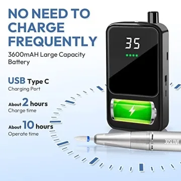 JOSLOVE Electric Nail Drill Kit for Quality Home Use