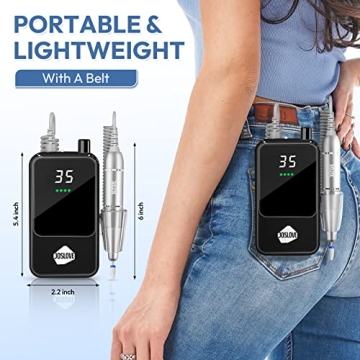 JOSLOVE Electric Nail Drill Kit for Quality Home Use