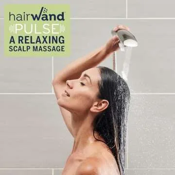 High Pressure Pulsating Shower Wand & Rain Head Combo