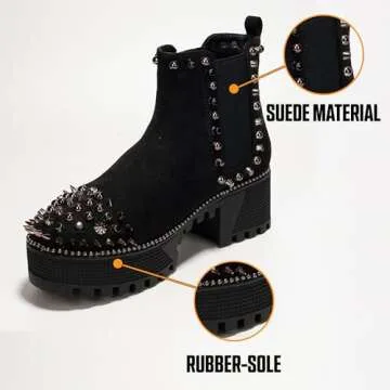 Cape Robbin Women's Stylish Platform Combat Boots