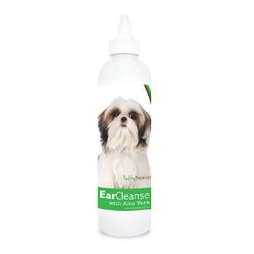 Healthy Breeds Shih Tzu Ear Cleanse with Aloe Vera Cucumber Melon 8 oz