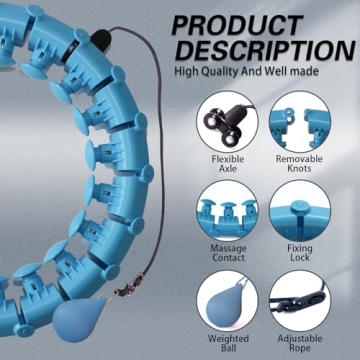 Weighted Hoop for Adults - Smart Fitness Toy