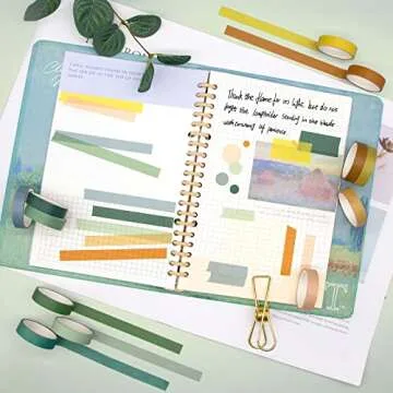 Mooker Washi Tape Set - 39 Rolls of Vibrant Craft Tape