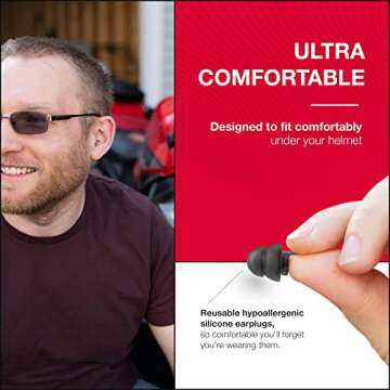 EarPeace Motorcycle Ear Plugs - High Fidelity Ear Protection