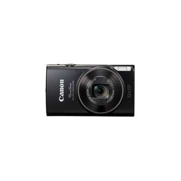 Canon PowerShot ELPH 360 Digital Camera w/ 12x Optical Zoom and Image Stabilization - Wi-Fi & NFC Enabled (Black)
