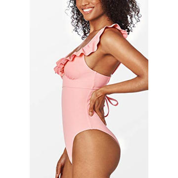 Stylish CUPSHE Women’s Pink One Piece Swimsuit