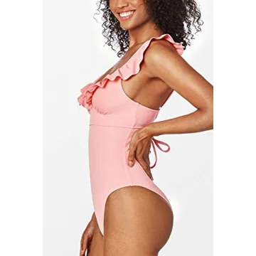 Stylish CUPSHE Women’s Pink One Piece Swimsuit