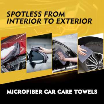 HOMEXCEL Microfiber Towels: Ultra Absorbent 12-Pack